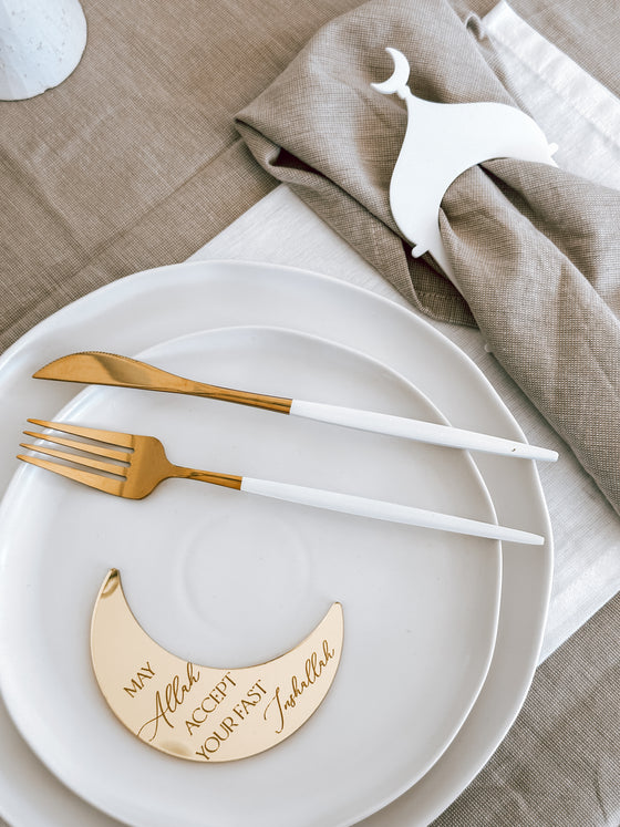 New Crescent Moon Placecards