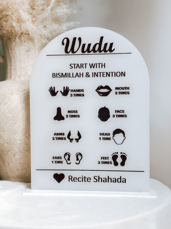 Arched Wudu Plaque Stand