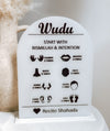 Arched Wudu Plaque Stand