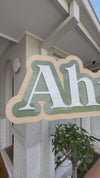 Triple Layer Wood + Acrylic Name