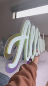 3D Acrylic Name