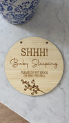 Baby Sleeping Hanging Plaque