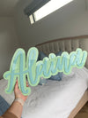 3D Acrylic Name