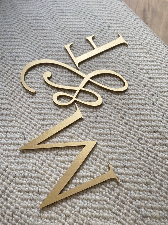 Couples Initials Cutouts