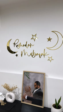  Ramadan + Eid Mubarak Moon/Star Set Style 1