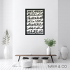 Surah Al Fatiha Rectangular Calligraphy