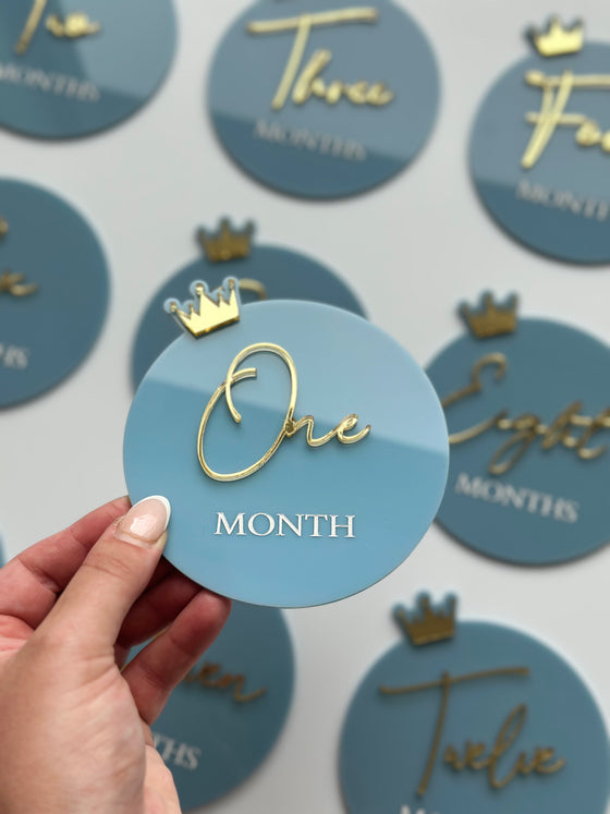 Acrylic Milestone Set - Crown