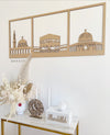 An Nabawi, Kaaba and Al Aqsa Wall Art - 1 Piece