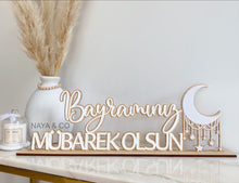  Bayramınız Mübarek Olsun Layered Moon Stand