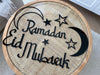 Ramadan + Eid Mubarak Moon/Star Set Style 2