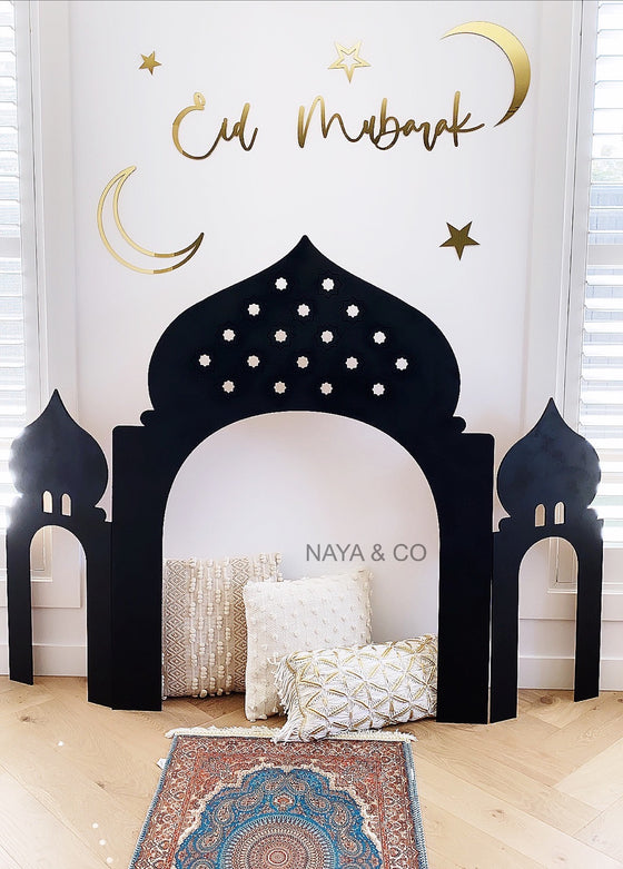 Ramadan + Eid Mubarak Moon/Star Set Style 1