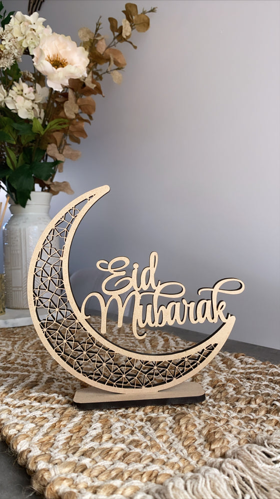 Eid Mubarak Moon Stand